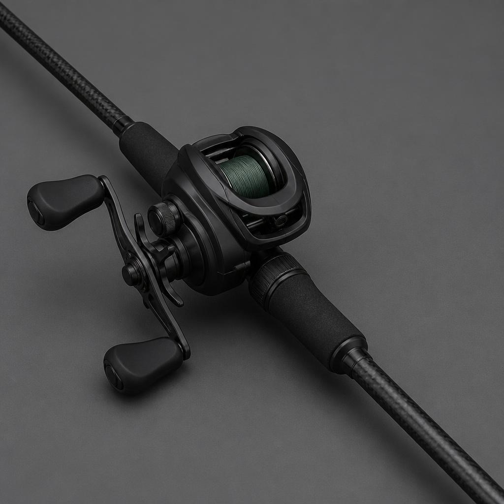 Auburn — bass & catfish rod and reel setup