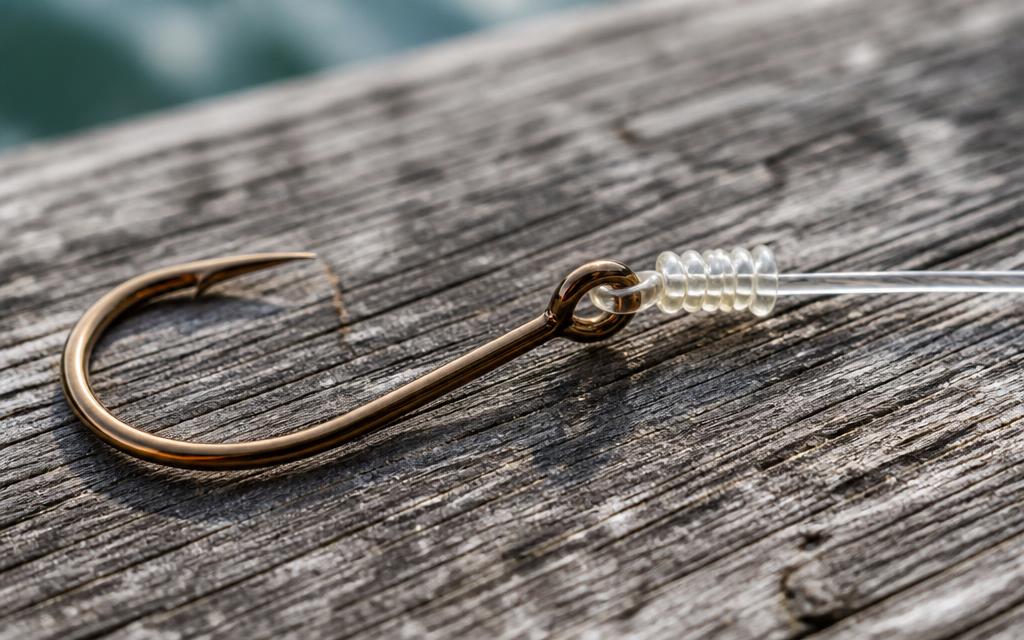 Improved Clinch fishing knot tied and cinched